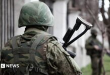 Soldier kills four in gun rampage in Russian-occupied Crimea