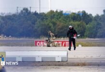 Drone carrying explosives found at Leipzig airport in Germany