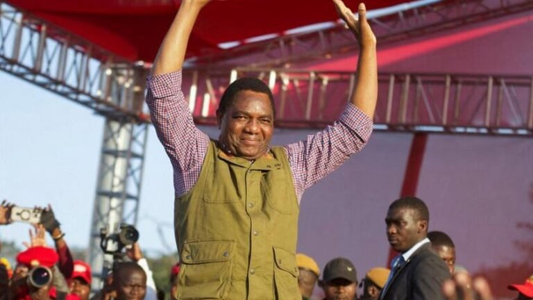 Zambia elections: Hakainde Hichilema re-elected president with 60% of the vote