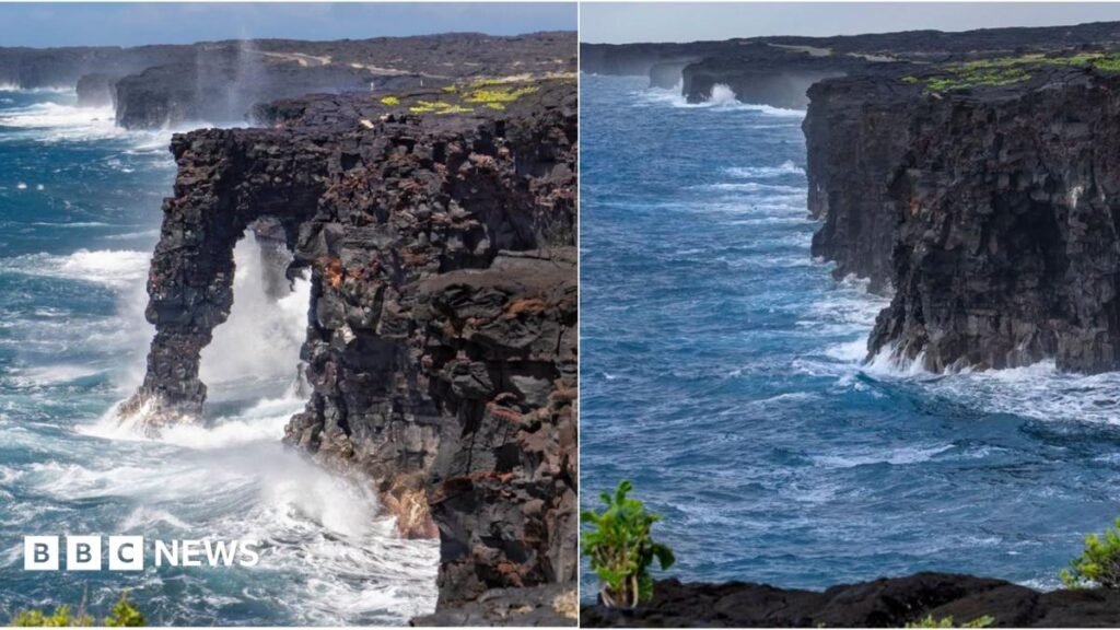 Hawaii’s iconic 500-year-old Hōlei Sea Arch has collapsed into the sea