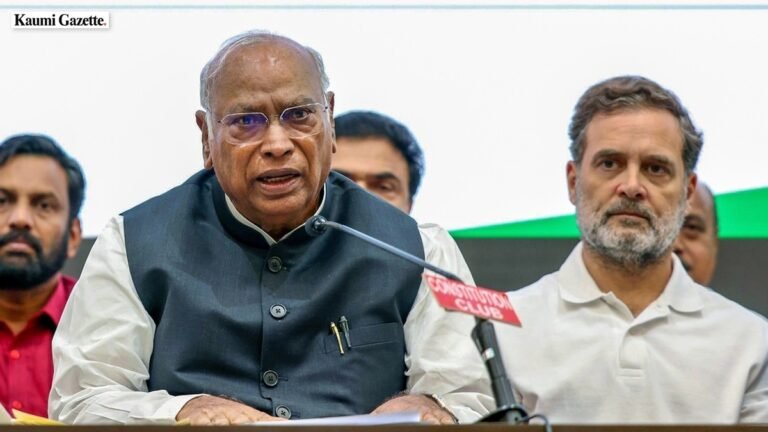 Congress President Mallikarjun Kharge Supports Protests Against Chief Election Commissioner