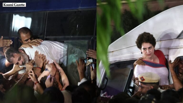Opposition leaders detained and released after protesting near Election Commission office