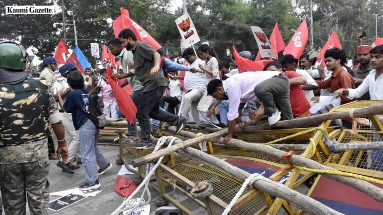 PATNA: Security personnel detained several young protesters and students in Patna on Tuesday after a demonstration demanding