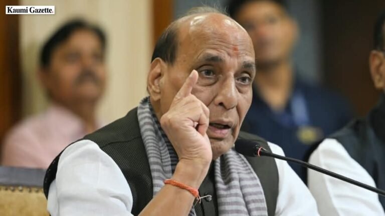 Rajnath Singh accuses Congress of attempting regime change through violence