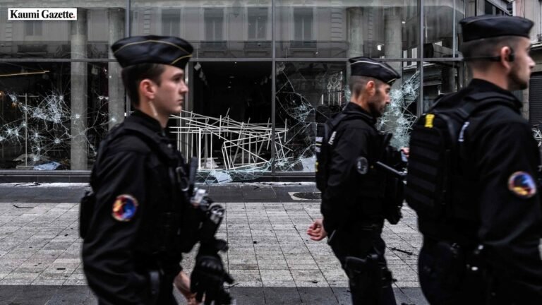 Nationwide demonstrations in France over living costs result in extensive arrests and injuries