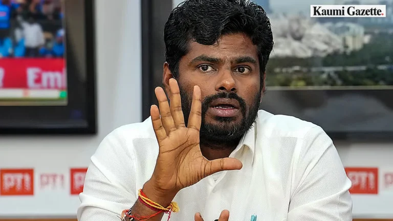 K Annamalai criticizes Delhi Police over arrests of Cockroach Janta Party members