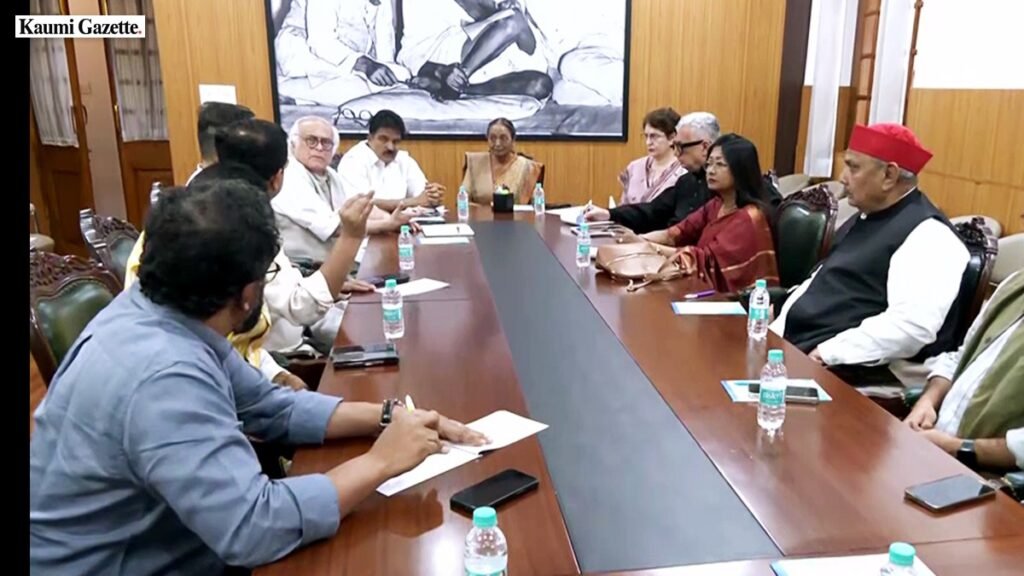 INDIA bloc plans mock parliament session to symbolically impeach Chief Election Commissioner Gyanesh Kumar